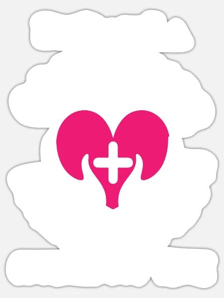 I Became A Caregiver Because Funny Nurse Caregive - Sticker taille S (10 x 10 cm) - blanc mat