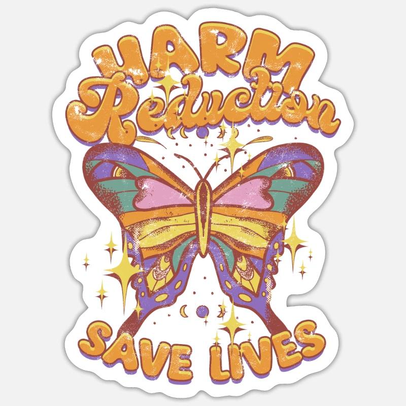 La réduction des méfaits sauve des vies - Santé Sticker taille S (10 x 10 cm)