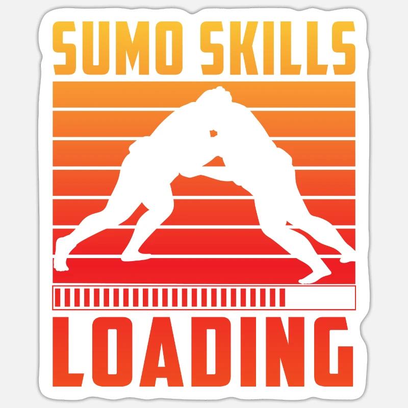 Sumo Skills Loading Sticker size S (10 x 10 cm)