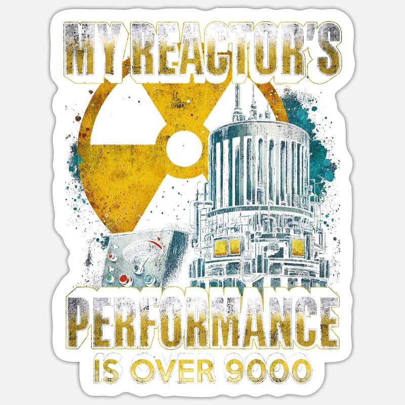 Nuclear Technician Nuclear Engineer Sticker size S (10 x 10 cm)