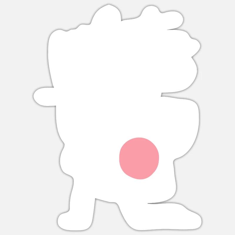 Pilates Instructor Teacher Pilates - Sticker Größe S (10 x 10 cm) - Mattweiß