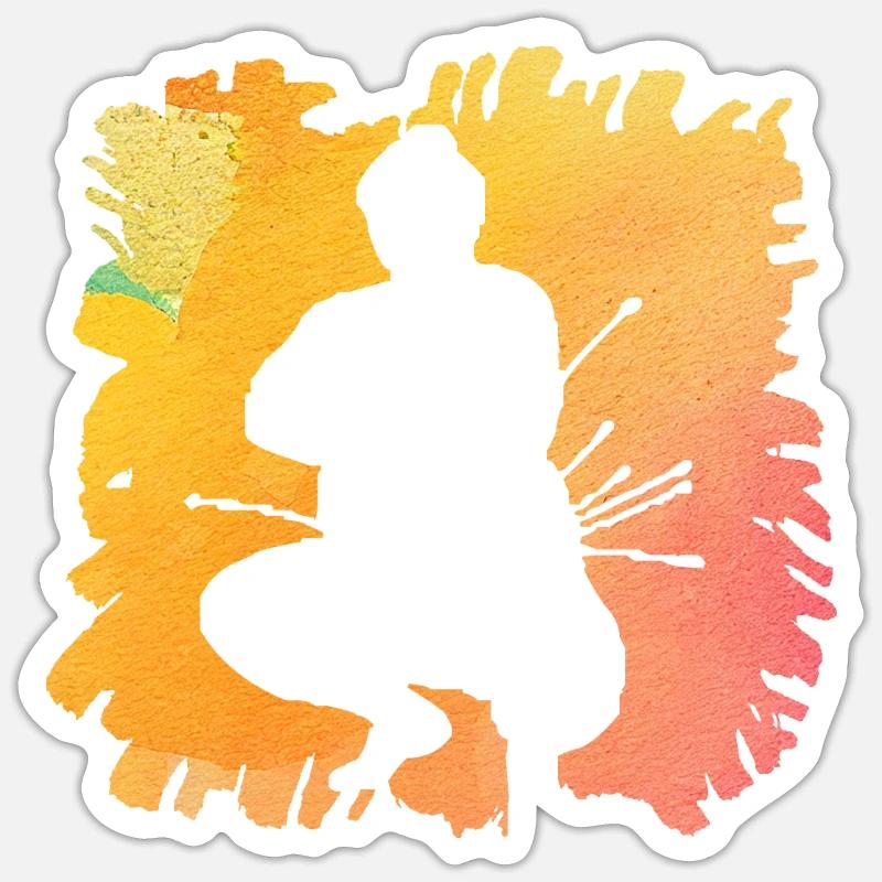 Sumo - Sticker taille S (10 x 10 cm) - blanc mat
