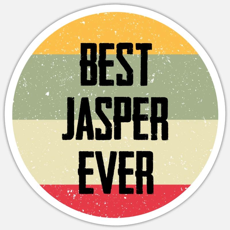 Best Jasper Ever Sticker Größe S (10 x 10 cm)