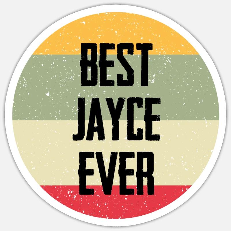 Best Jayce Ever Sticker size S (10 x 10 cm)