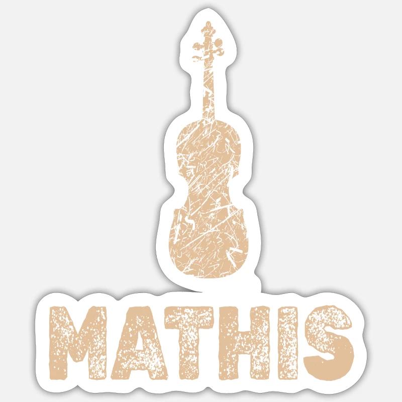 Mathis as viola Sticker size S (10 x 10 cm)