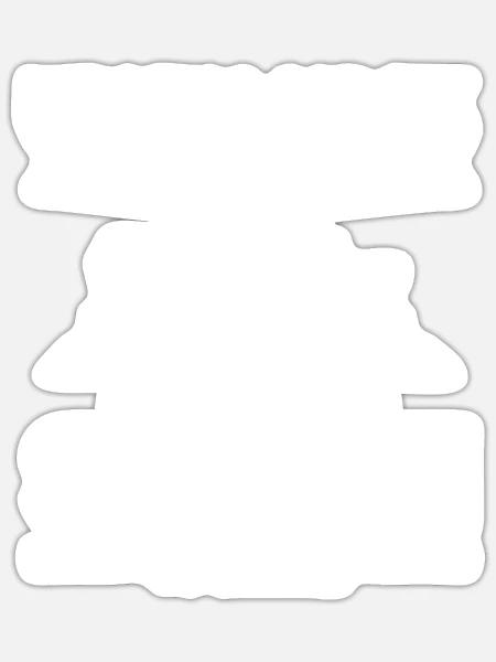 Schach Spieler Schachturnier Geschenk - Sticker Größe S (10 x 10 cm) - Mattweiß