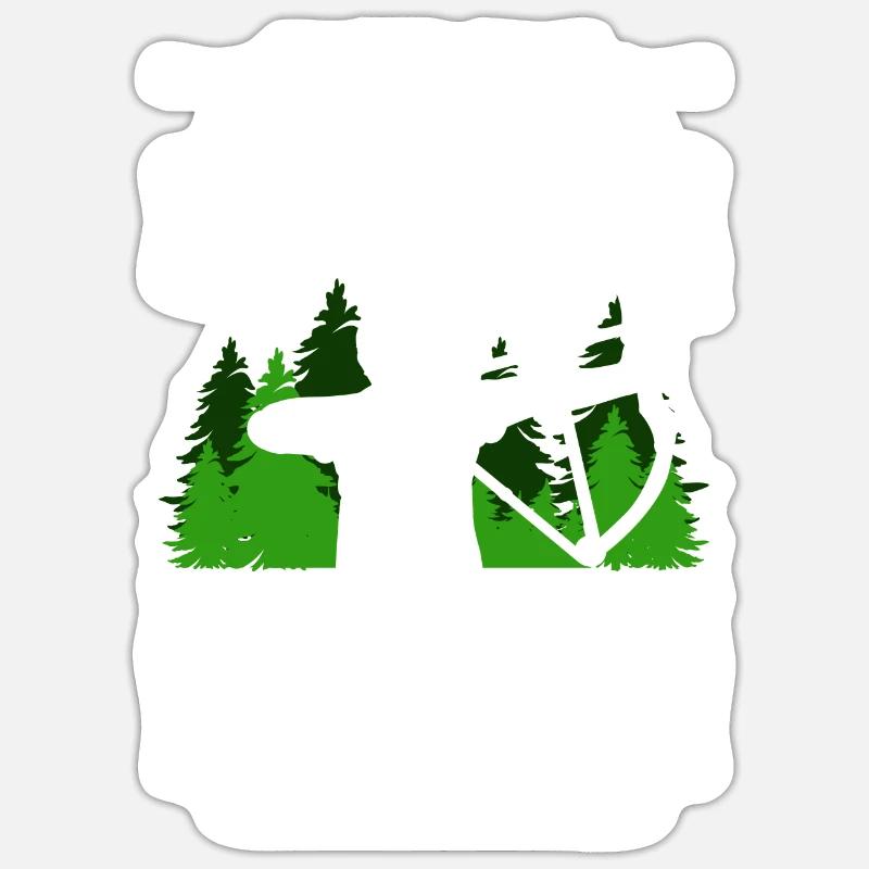 Arrows, Bow, Archery, Archer - Sticker size S (10 x 10 cm) - white matte