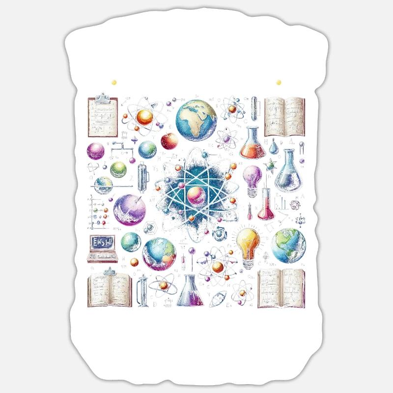 Nuclear Engineer Physics is Theoretical Sticker size S (10 x 10 cm)