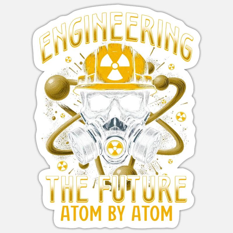 Nuclear Engineer Nuclear Technician Sticker size S (10 x 10 cm)
