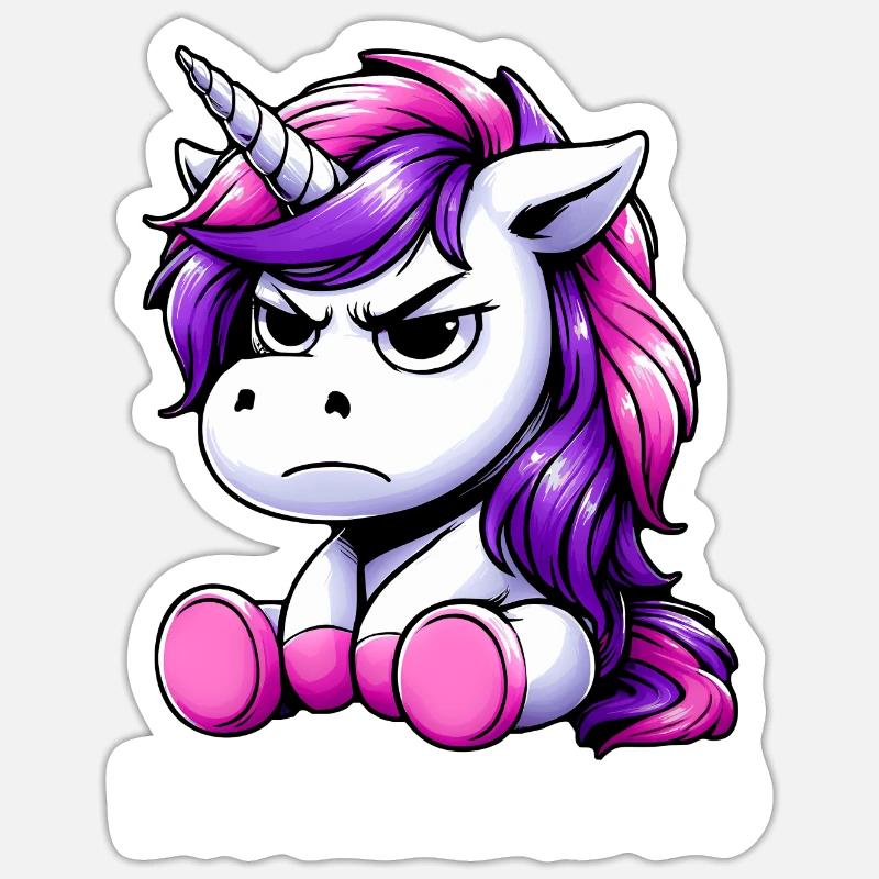 Nope, just Nope - Sticker size S (10 x 10 cm) - white matte