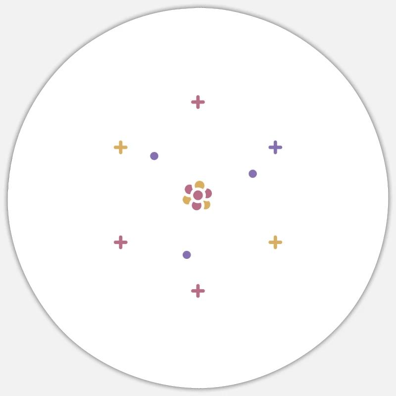 Never trust an atom - they invent everything Sticker size S (10 x 10 cm)