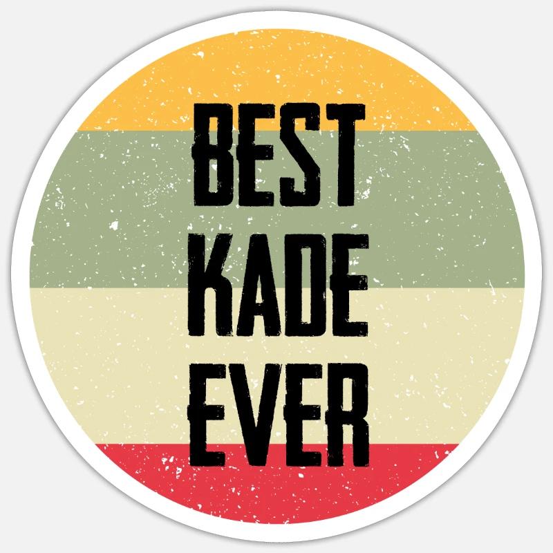 Best Kade Ever - Sticker size S (10 x 10 cm) - white matte