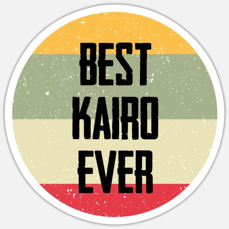 Best Cairo Ever - Sticker size S (10 x 10 cm) - white matte