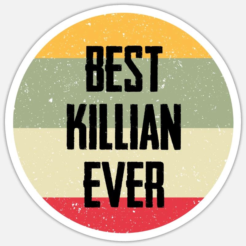 Best Killian Ever - Sticker size S (10 x 10 cm) - white matte