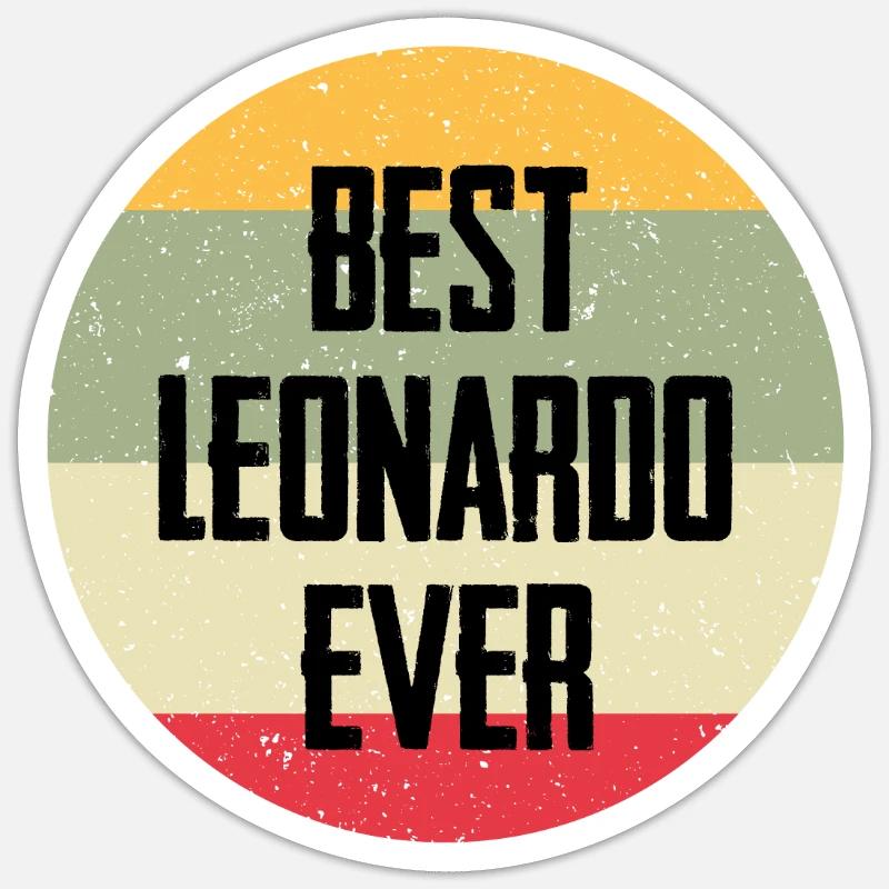 Best Leonardo Ever Sticker size S (10 x 10 cm)