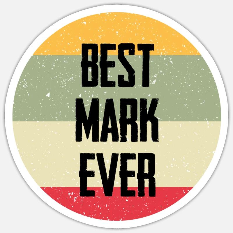 Best Mark Ever - Sticker size S (10 x 10 cm) - white matte