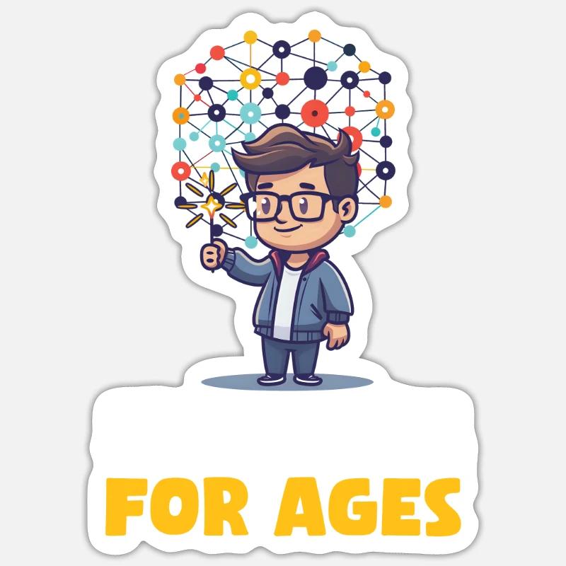 Network Engineering Optimizing Connections For Age Sticker size S (10 x 10 cm)