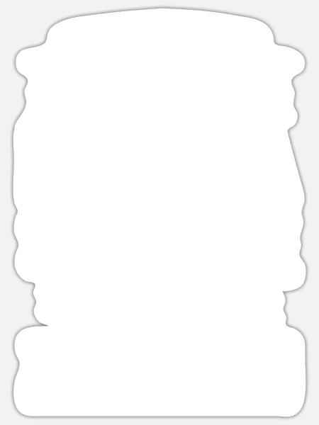 Ausgebildet Zur MFA Abschluss Bestanden - Sticker Größe S (10 x 10 cm) - Mattweiß