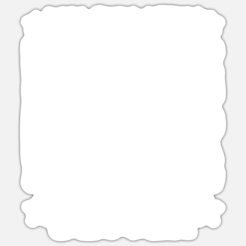 Drôle de maître disant Wisecracker - Sticker taille S (10 x 10 cm) - blanc mat