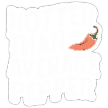 Liebhaber Scharfer Speisen, Chili Peppers Chef - Sticker Größe S (10 x 10 cm) - Mattweiß - Vorne