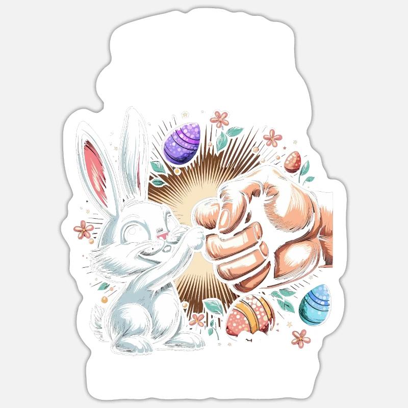 Will Trade Dad For Easter Candy Sticker Größe S (10 x 10 cm)