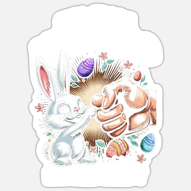 Will Trade Husband For Easter Candy Sticker size S (10 x 10 cm)