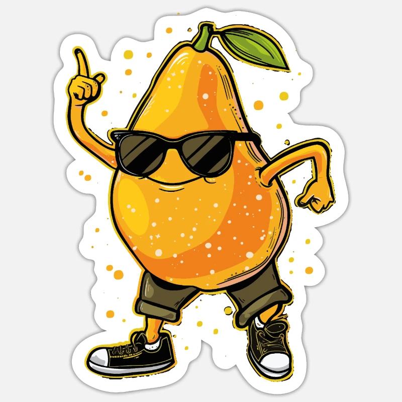 Mango Dabbing Sticker size S (10 x 10 cm)