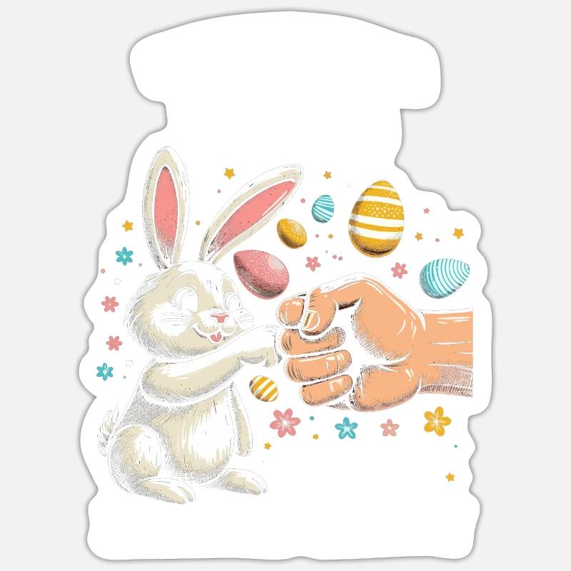 Will Trade Dad For Easter Candy Sticker Größe S (10 x 10 cm)