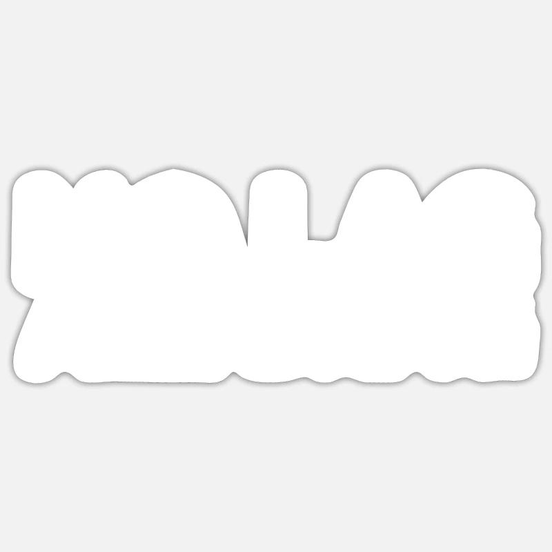 Gamer Gaming - Sticker taille S (10 x 10 cm) - blanc mat