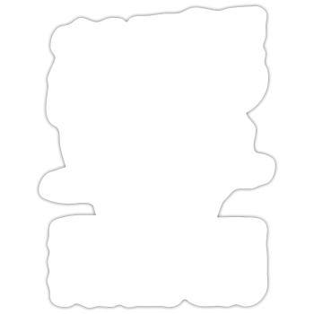 Bol de Ramen Manga Anime - Sticker taille S (10 x 10 cm) - blanc mat - Devant