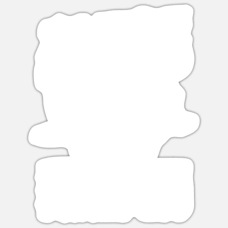 Anime Manga Ramen Bowl - Sticker size S (10 x 10 cm) - white matte