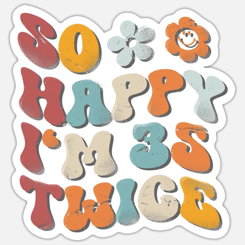70e anniversaire dicton drôle - Sticker taille S (10 x 10 cm) - blanc mat