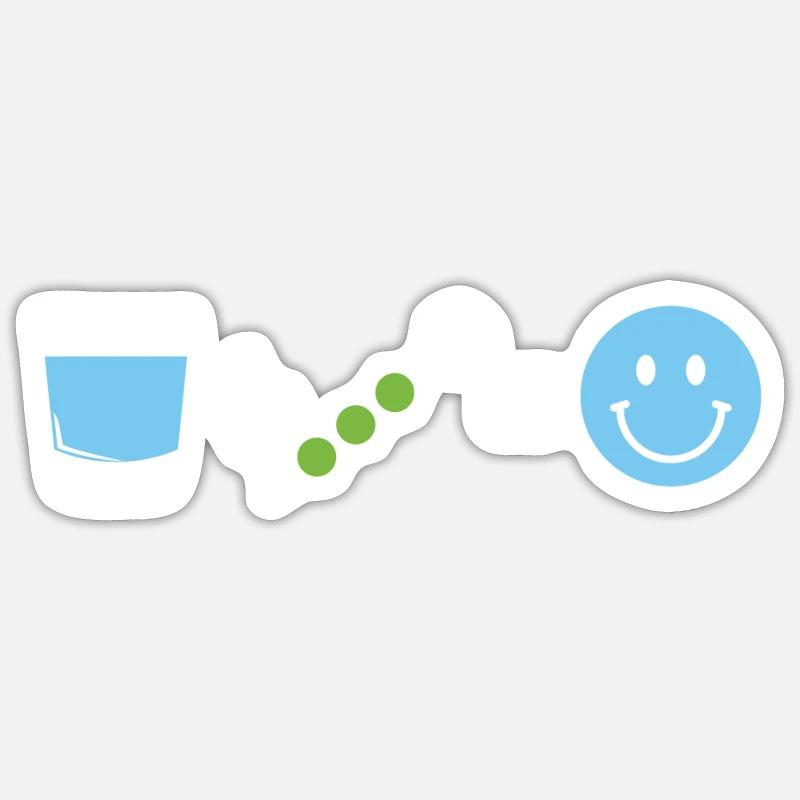 Gin Sticker Größe S (10 x 10 cm)