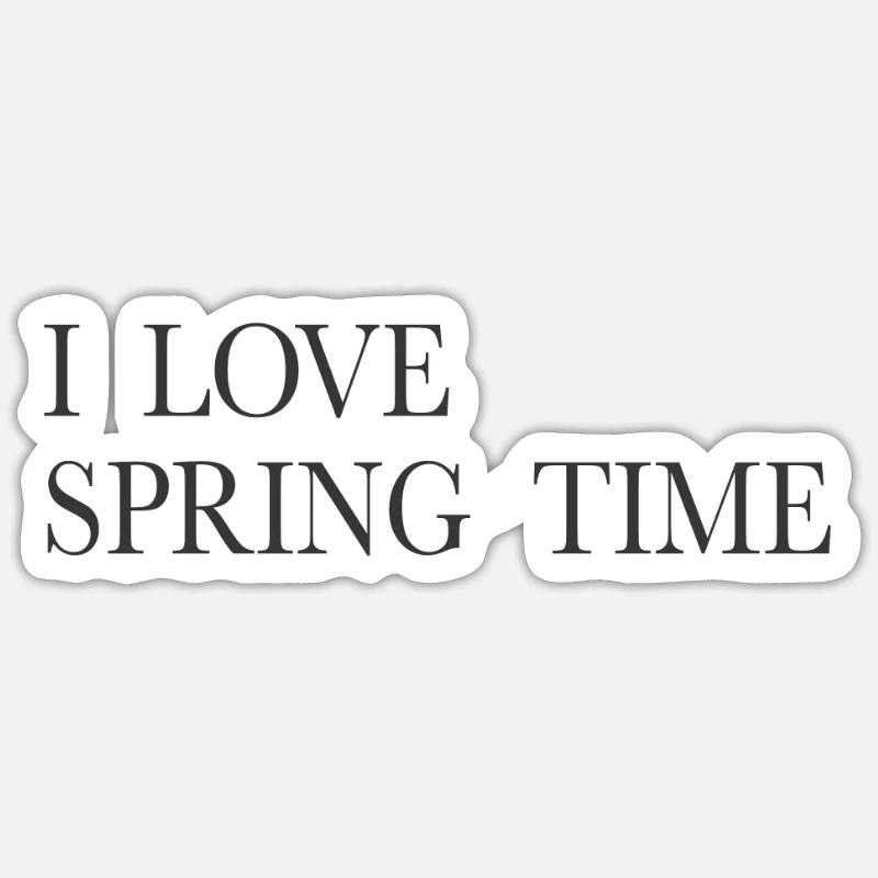 Spring Time Sticker size S (10 x 10 cm)