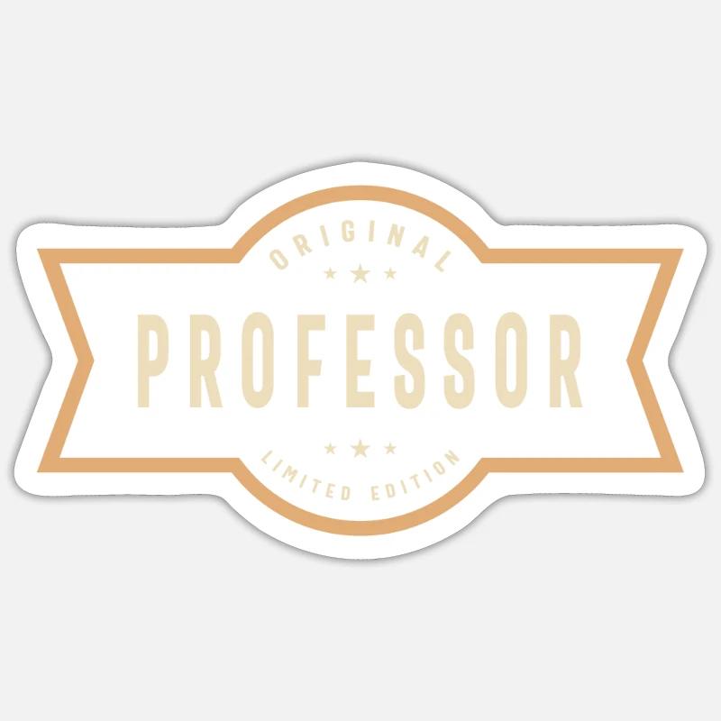 Original Professor - Knowledge Icon Sticker size S (10 x 10 cm)