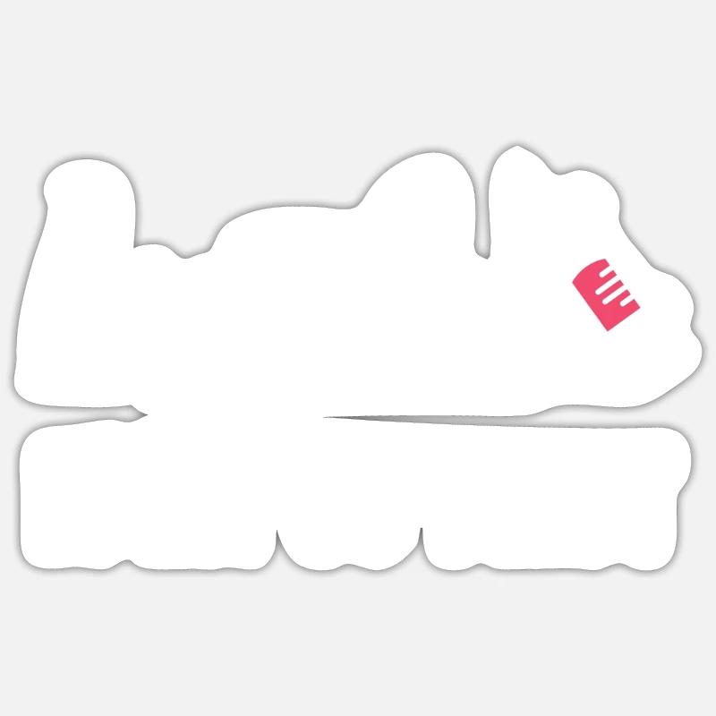 L’insuline est mon copilote - Sticker taille S (10 x 10 cm) - blanc mat