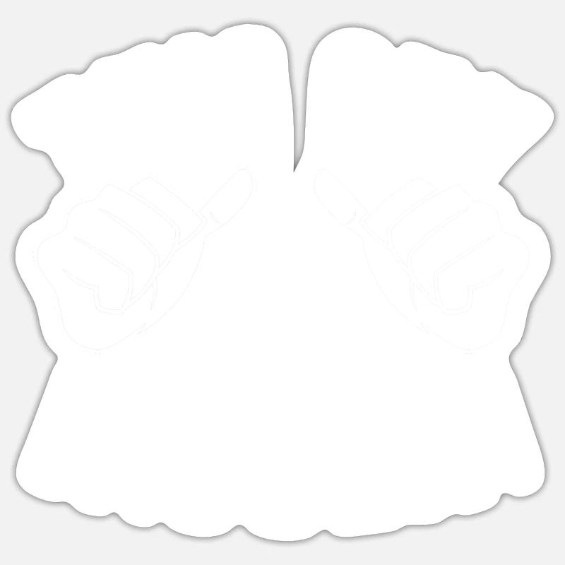 This guy needs insulin - Sticker size S (10 x 10 cm) - white matte