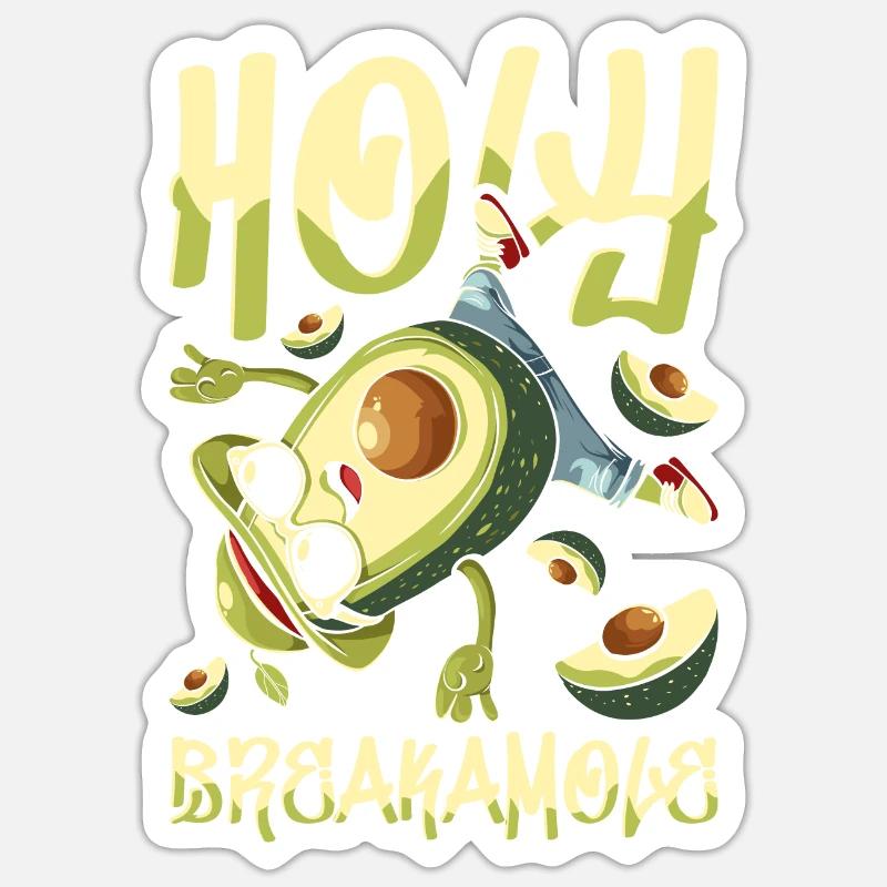 Breakdance Breakdancer Breakdancing - Sticker taille S (10 x 10 cm) - blanc mat