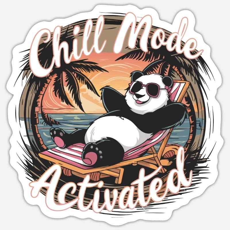 MODE CHILL ACTIVÉ Sticker taille S (10 x 10 cm)