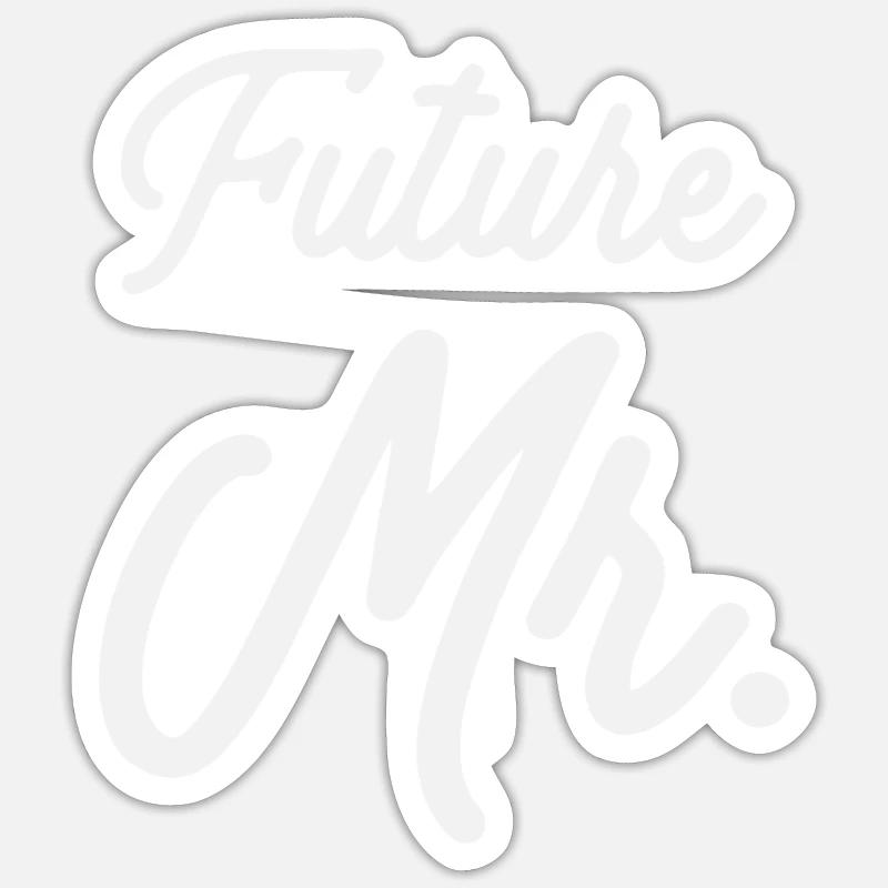 Matching Bachelor Future Mr Sticker size S (10 x 10 cm)