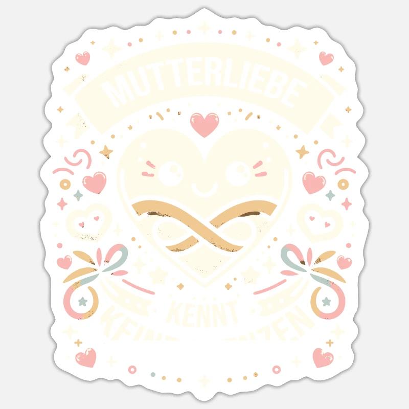 Muttertag Sticker Größe S (10 x 10 cm)