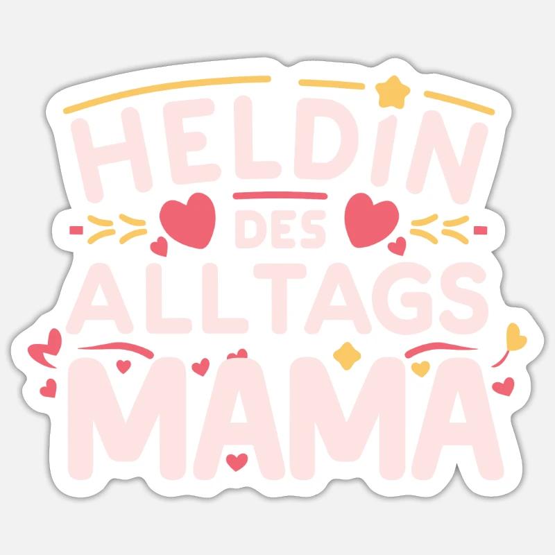 Muttertag Sticker Größe S (10 x 10 cm)