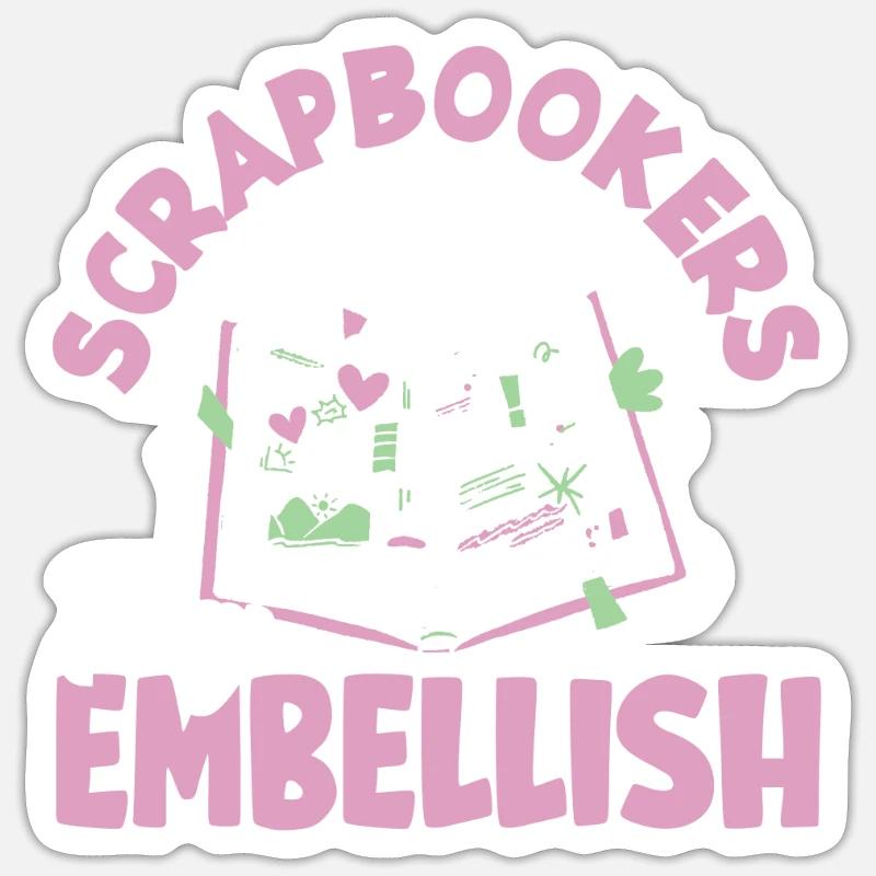 Memory Book, Scrapbook, Scrapbook, Scrapbook, Scrapbook Sticker size S (10 x 10 cm)