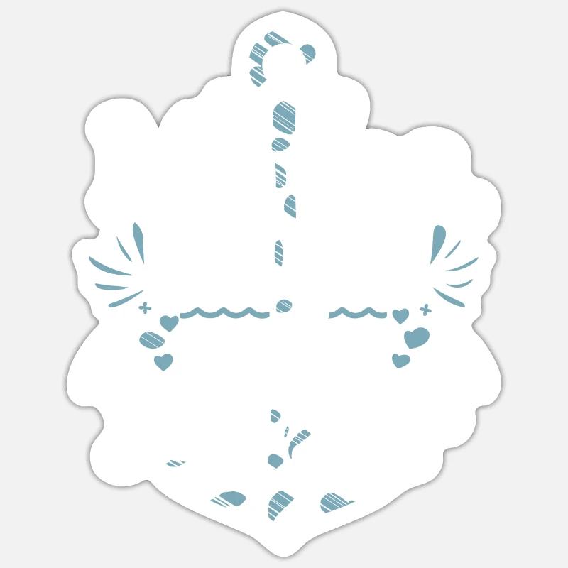 Fête des Mères - Sticker taille S (10 x 10 cm) - blanc mat