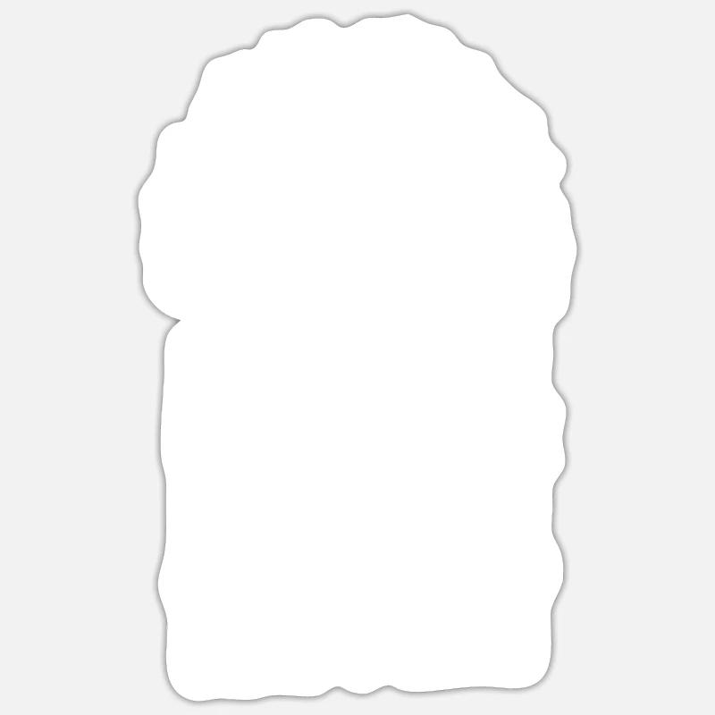 Deer - Sticker size S (10 x 10 cm) - white matte