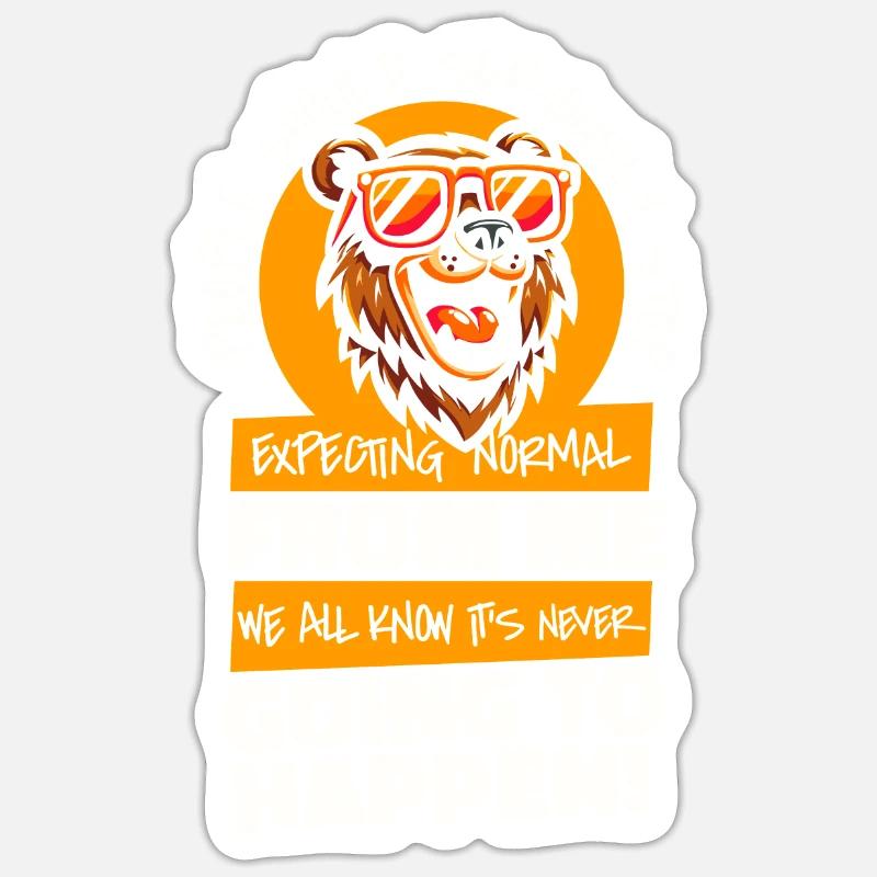 Bear Brown Bear - Sticker size S (10 x 10 cm) - white matte