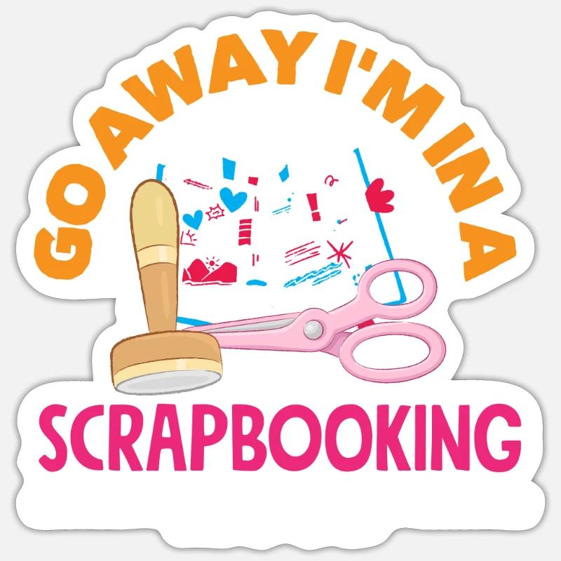 Memory Book, Scrapbook, Scrapbook, Scrapbook, Scrapbook Sticker size S (10 x 10 cm)