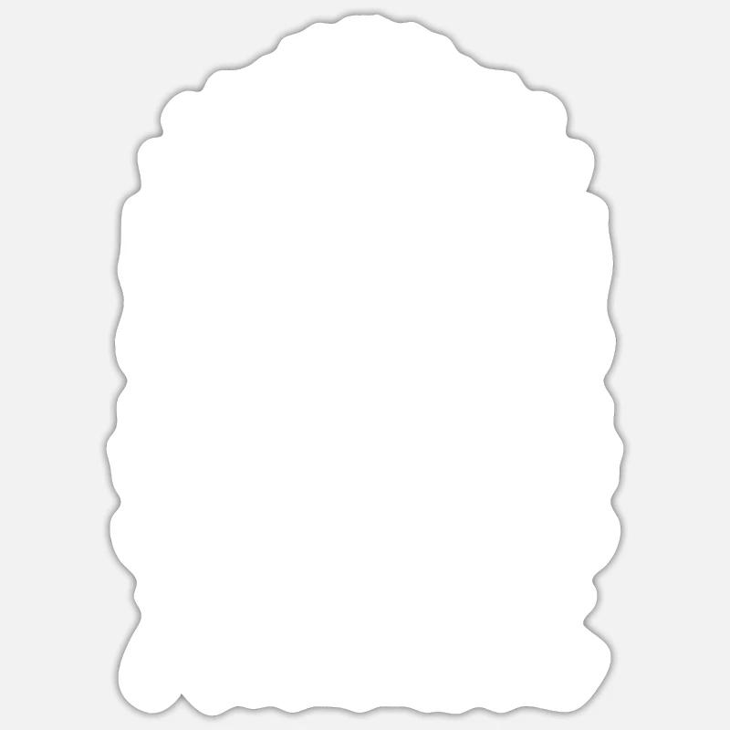 Maman Mère Muddha Bouddha tournesol - Sticker taille S (10 x 10 cm) - blanc mat