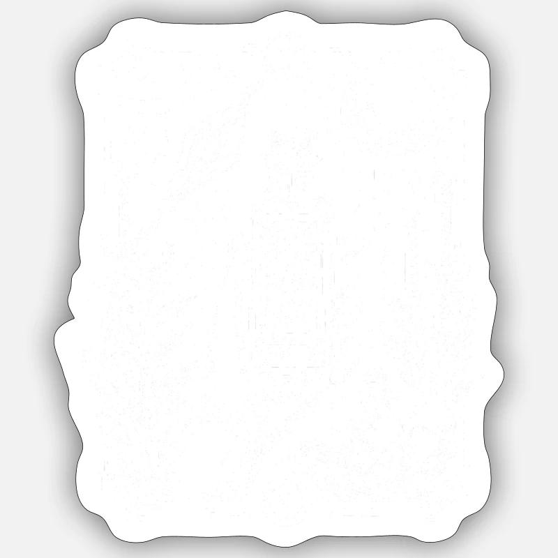 Trank-Fläschchen - Sticker Größe S (10 x 10 cm) - Mattweiß