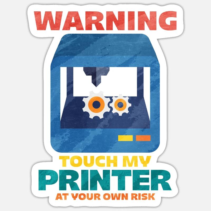 3D Printing Sticker size S (10 x 10 cm)